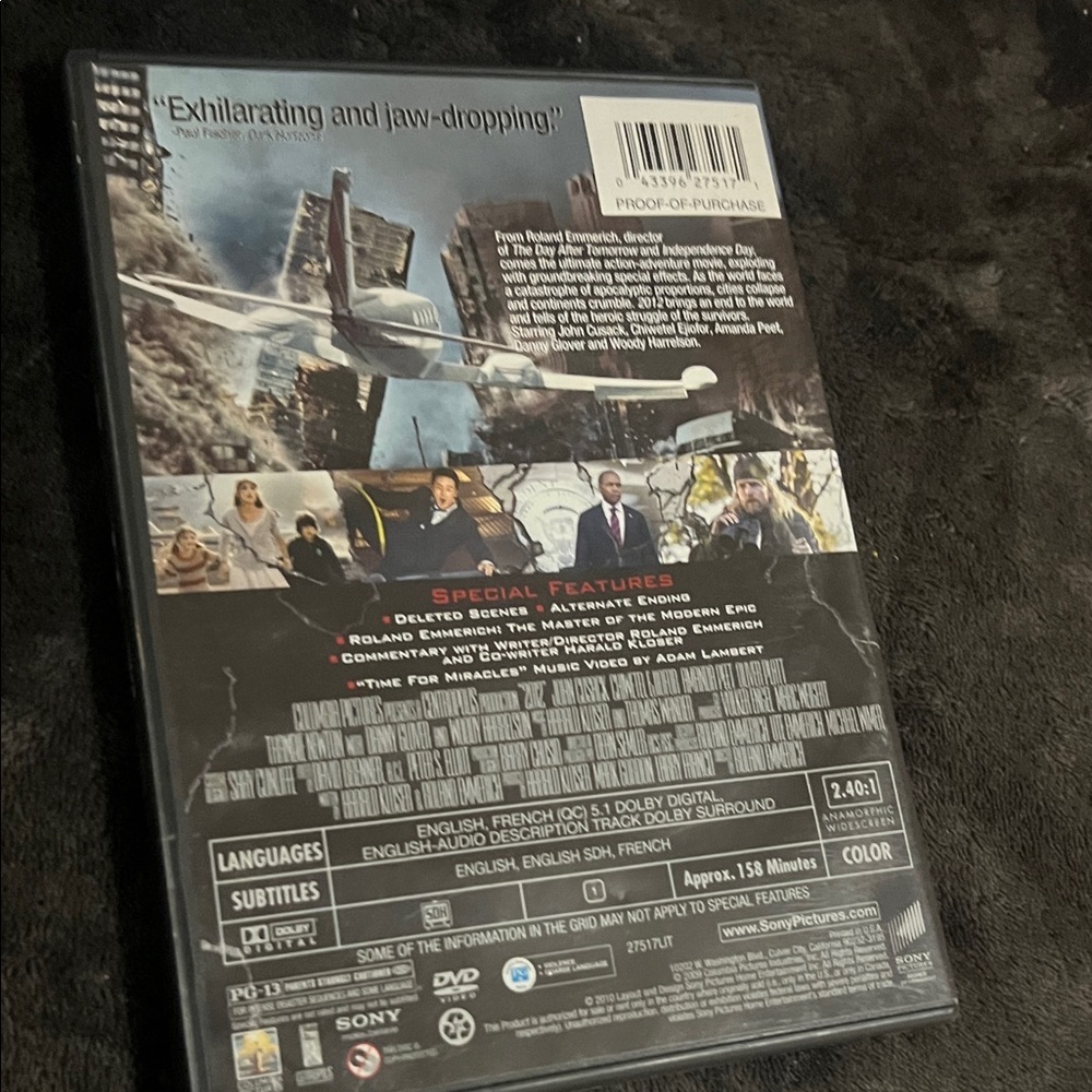 2012 DVD Movie - Picture 4 of 4